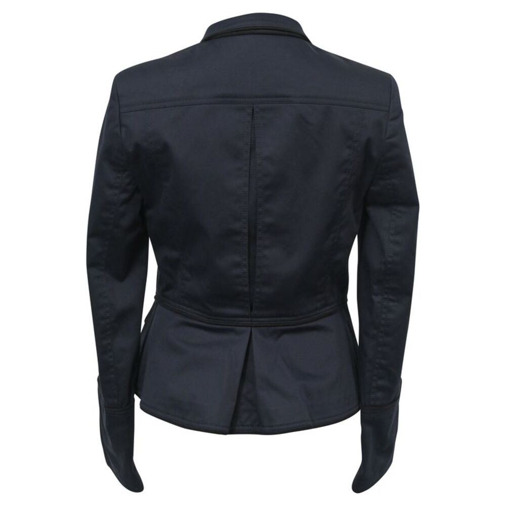 Burberry London Blazer in Navy Blue Cotton - Picture 3 of 5
